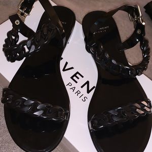 Givenchy Strap Black Sandals